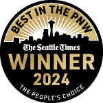 seattle times gold winner badge for best in the pnw