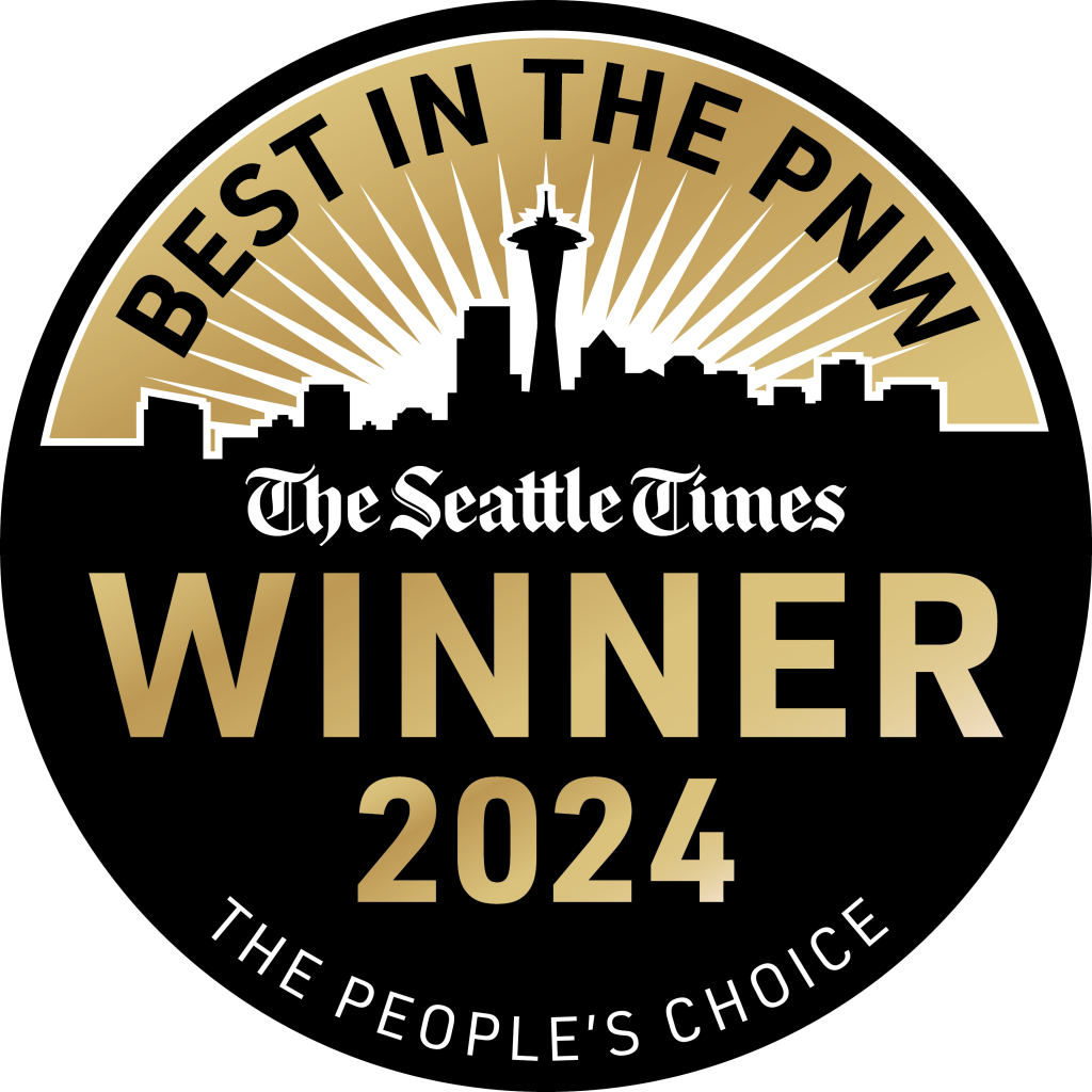 seattle times gold winner badge for best in the pnw